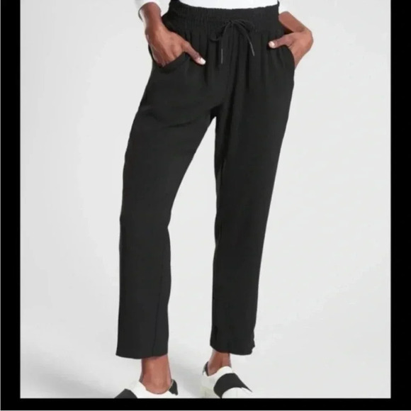 Athleta Metropolis Straight Leg Pant Black Sz 2 - Picture 1 of 12